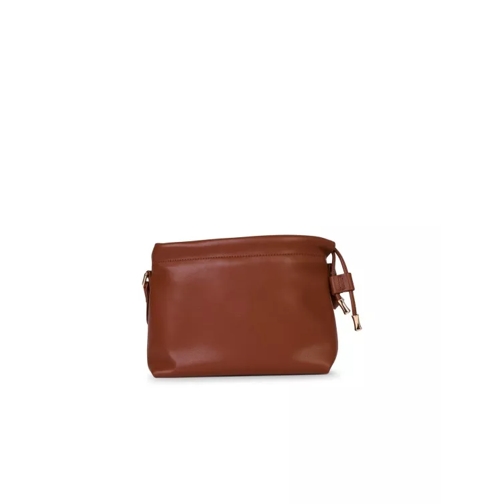 A.P.C. Small 'Ninon' Crossbody Bag In Hazelnut Eco-Leathe Red Sac à bandoulière