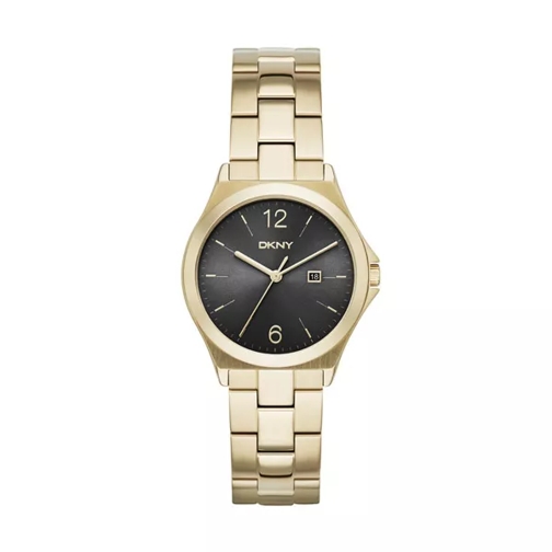DKNY NY2366 Parsons Watch Gold/Black Multifunctioneel Horloge