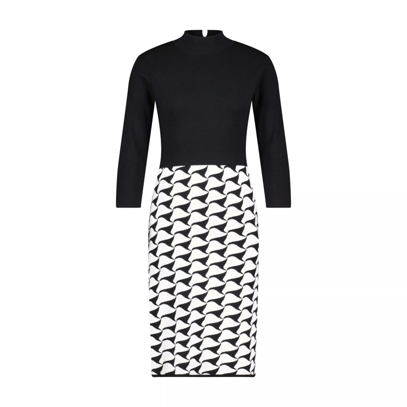 Vera Mont  Strickkleid mit Muster 47701852815706 Schwarz