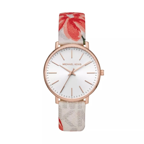 Michael Kors Pyper Leather Watch Rose Gold Dresswatch