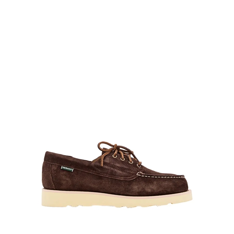 Sebago Loafer Askookfield Suede Leather Loafers Brown