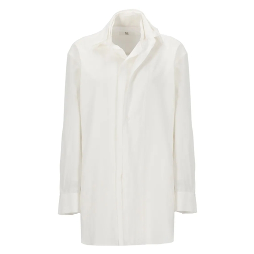 Y-3 Chemises Linen And Cotton Shirt White