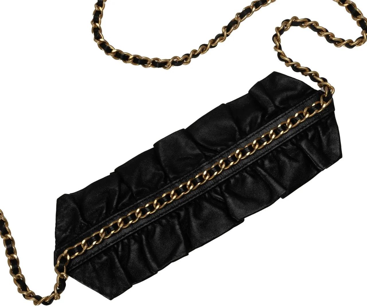 Thumbnail - Chanel Hobo Bags - Lambskin Romance Wallet On Chain - Gr. unisize - in Schwarz - für Damen
