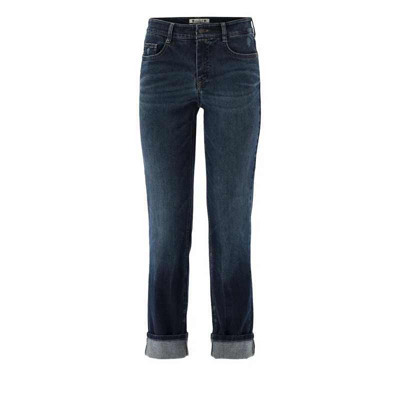 VAN LAACK Cargohose Hose Regular Fit Uni dunkel-blau