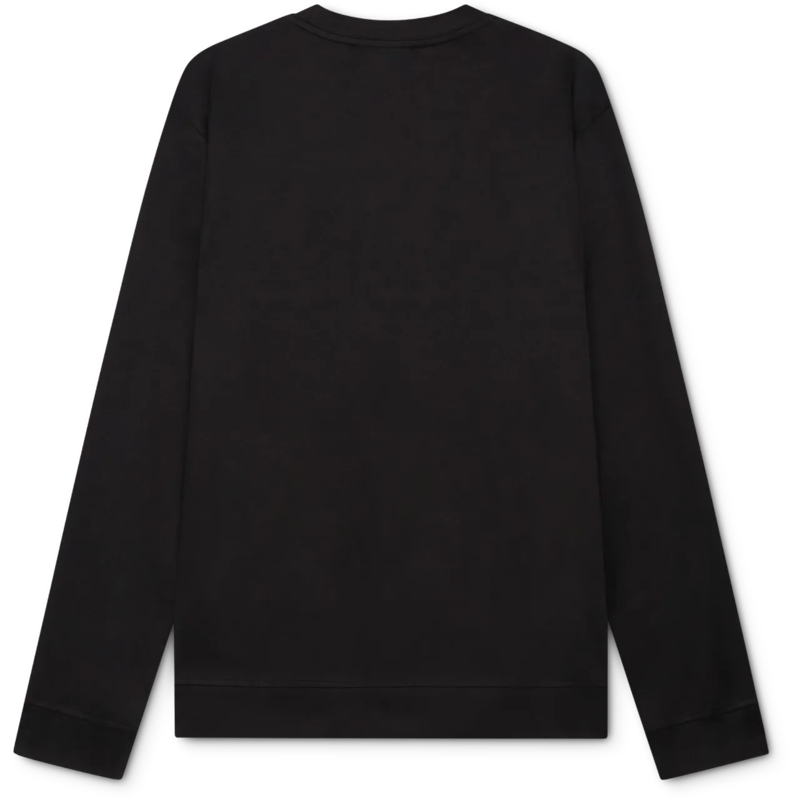 VALENZA  Heren Heavy Supima Sweater Zwart schwarz(Image 2)