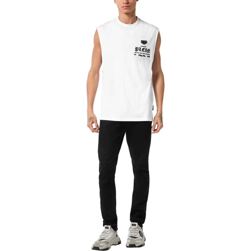 Philipp Plein T-Shirt T-Shirt Rundhalsausschnitt Ss weiss(Image 4)