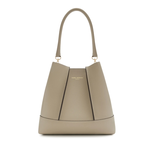 Isabel Bernard Bucket Bag Isabel Bernard Femme Forte damen Schultertasche Ta Taupe