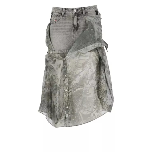 Diesel O-Jeany Skirt Grey 