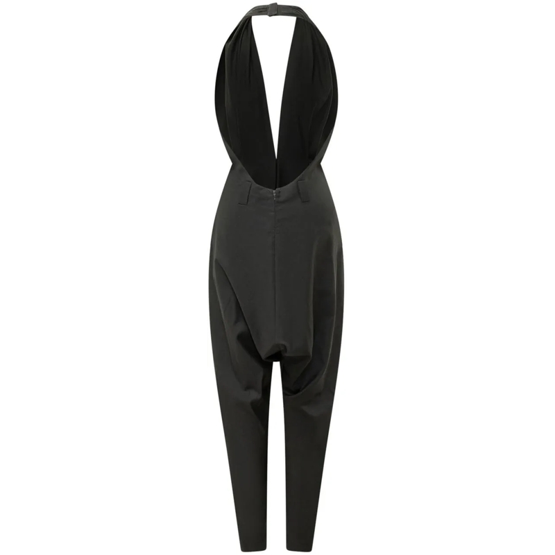 Coperni Jumpsuit Tuta con Scollo Profondo e Zip schwarz(Image 2)
