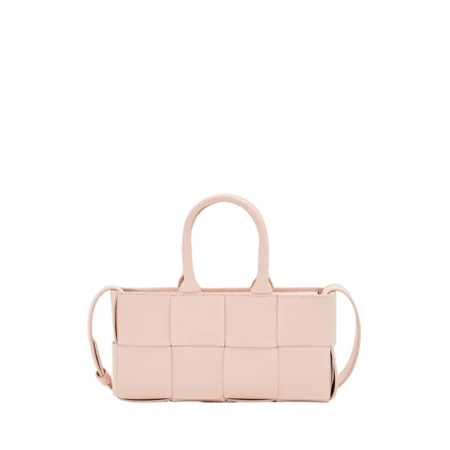 Bottega Veneta EAST WEST MINI ARCO LEATHER TOTE BAG Pink Tote