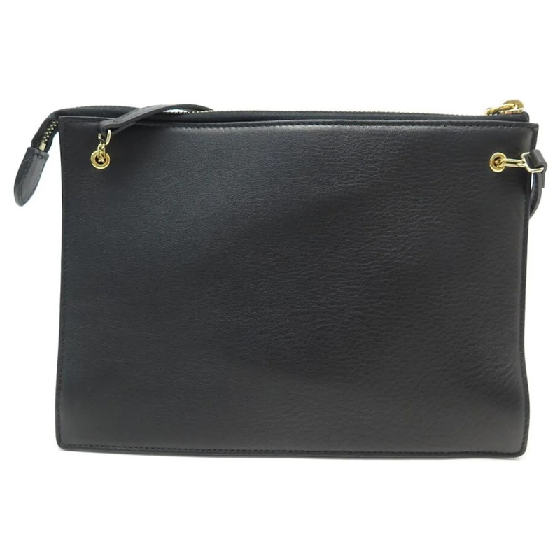 Fendi Pochette NEUE FENDI MINI POCHETTE MONSTER SCHULTERTASCHE 8M schwarz