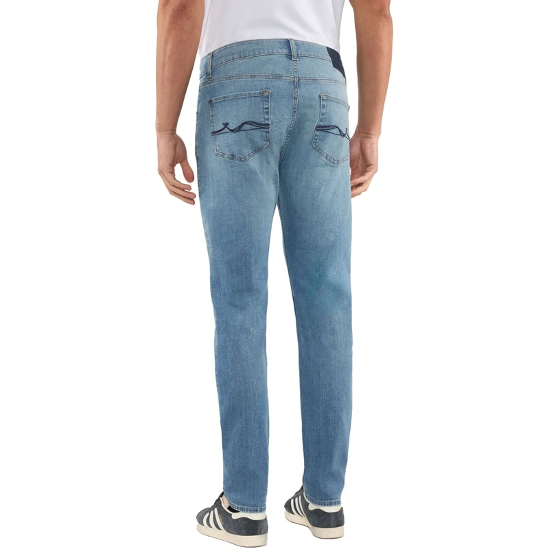 Seven for all Mankind Jeans mit geradem Bein jeans light blue Slimmy tapered blau