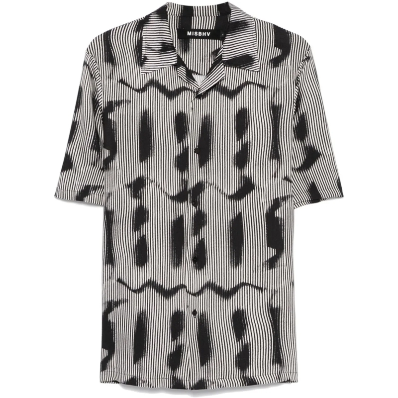 Misbhv T-shirt Sprayed Viscose Shirt Mlc mehrfarbig