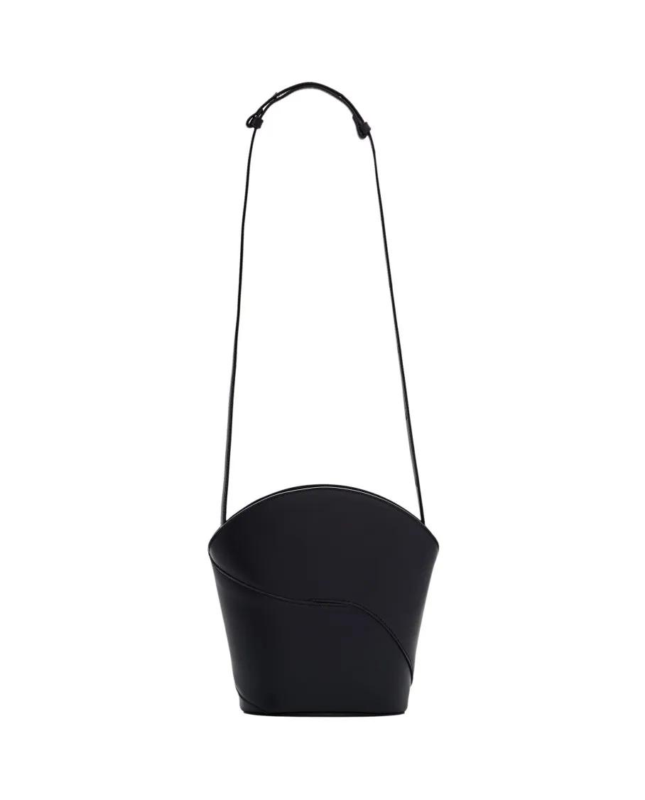 Maeden Shopper - Oru Zip Leather Shoulder Bag - Gr. unisize - in Schwarz - für Damen