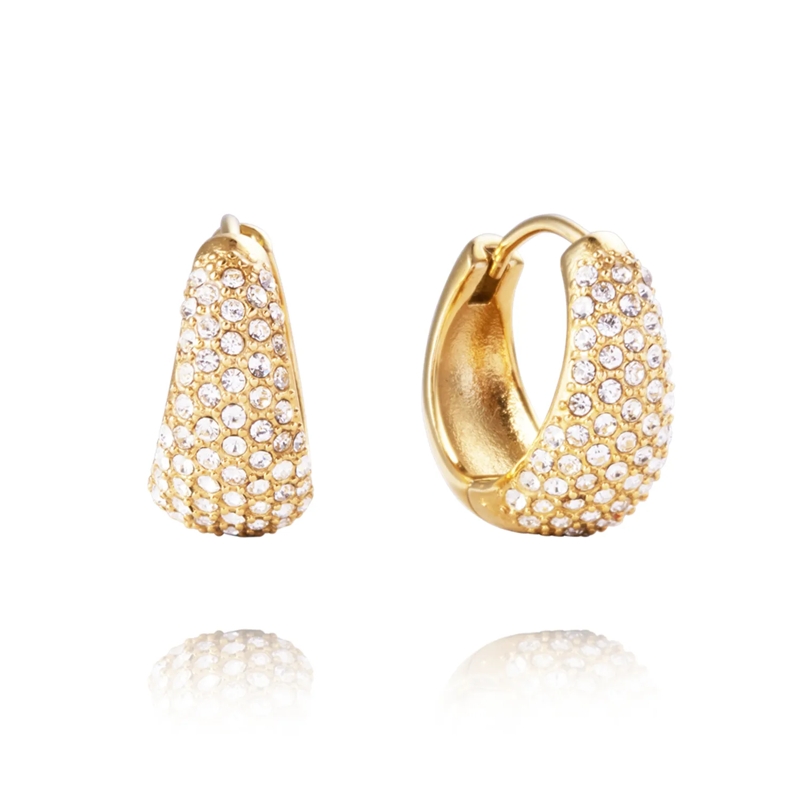 Mockberg Créoles Treasure Hoops Medium Ohrringe Gold