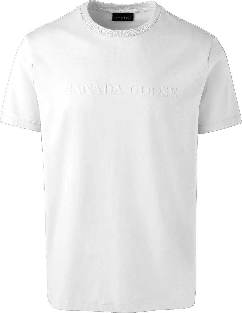 Thumbnail - Canada Goose - t-shirt white logo - Größe S - weiß