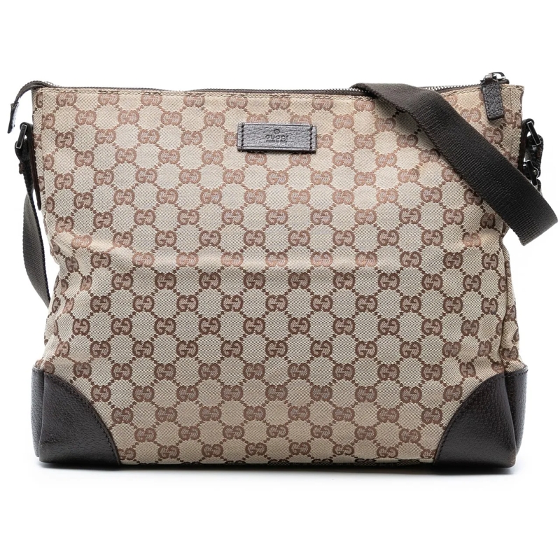 Gucci Schultertasche GG Canvas Joy Messenger braun