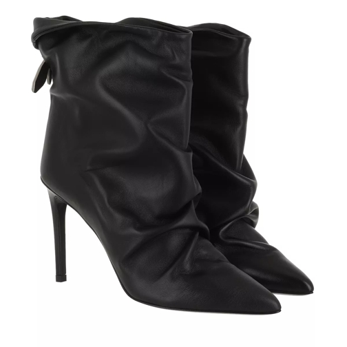 Patrizia Pepe High-Heel Boots Black/White Silver Stiefelette