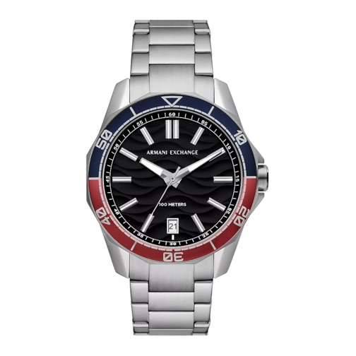 Armani Exchange Armani Exchange Herrenuhr AX1955 Silber farbend Quartz Horloge