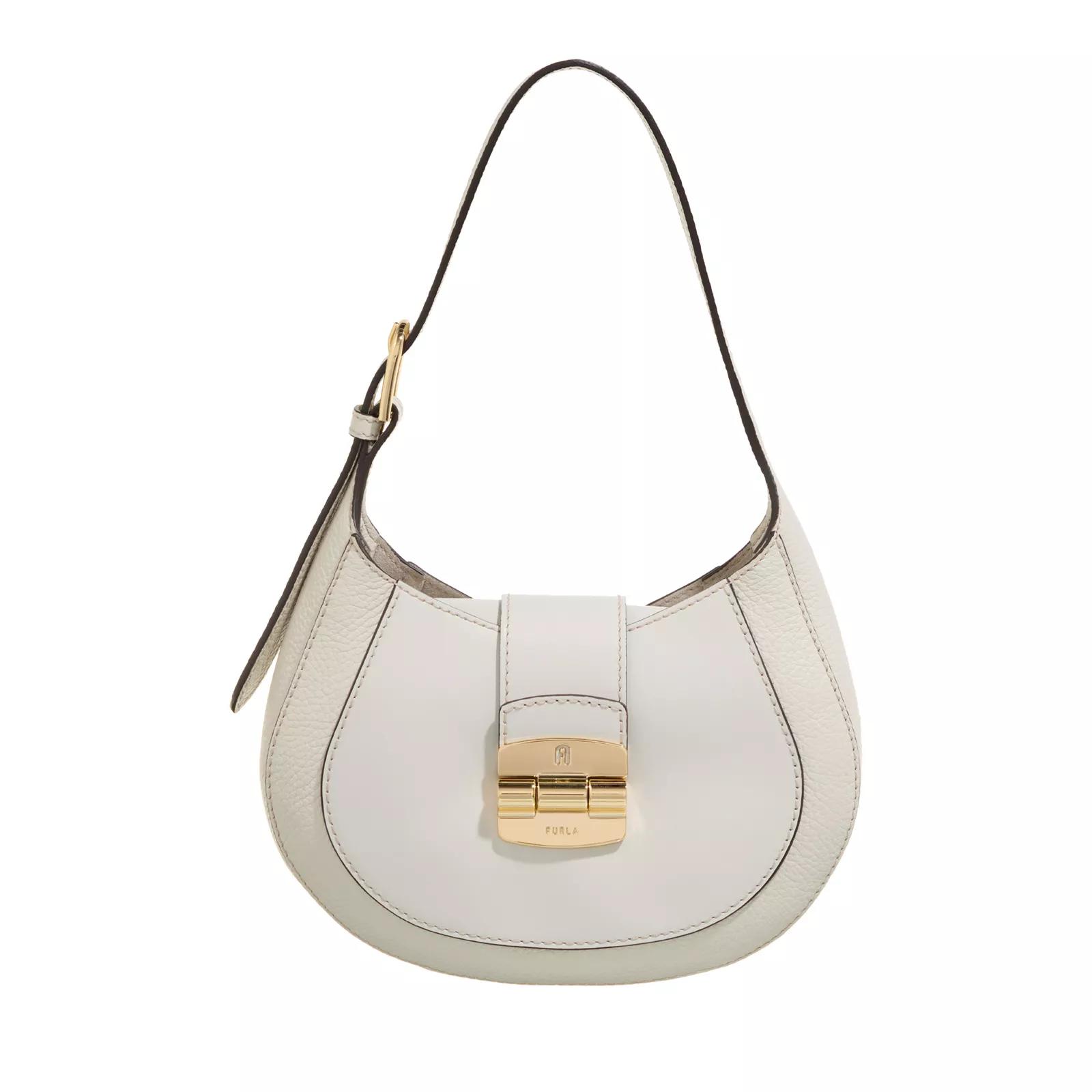 Furla Hobo Bag - Furla Club 2 S Hobo - Gr. unisize - in Creme - für Damen