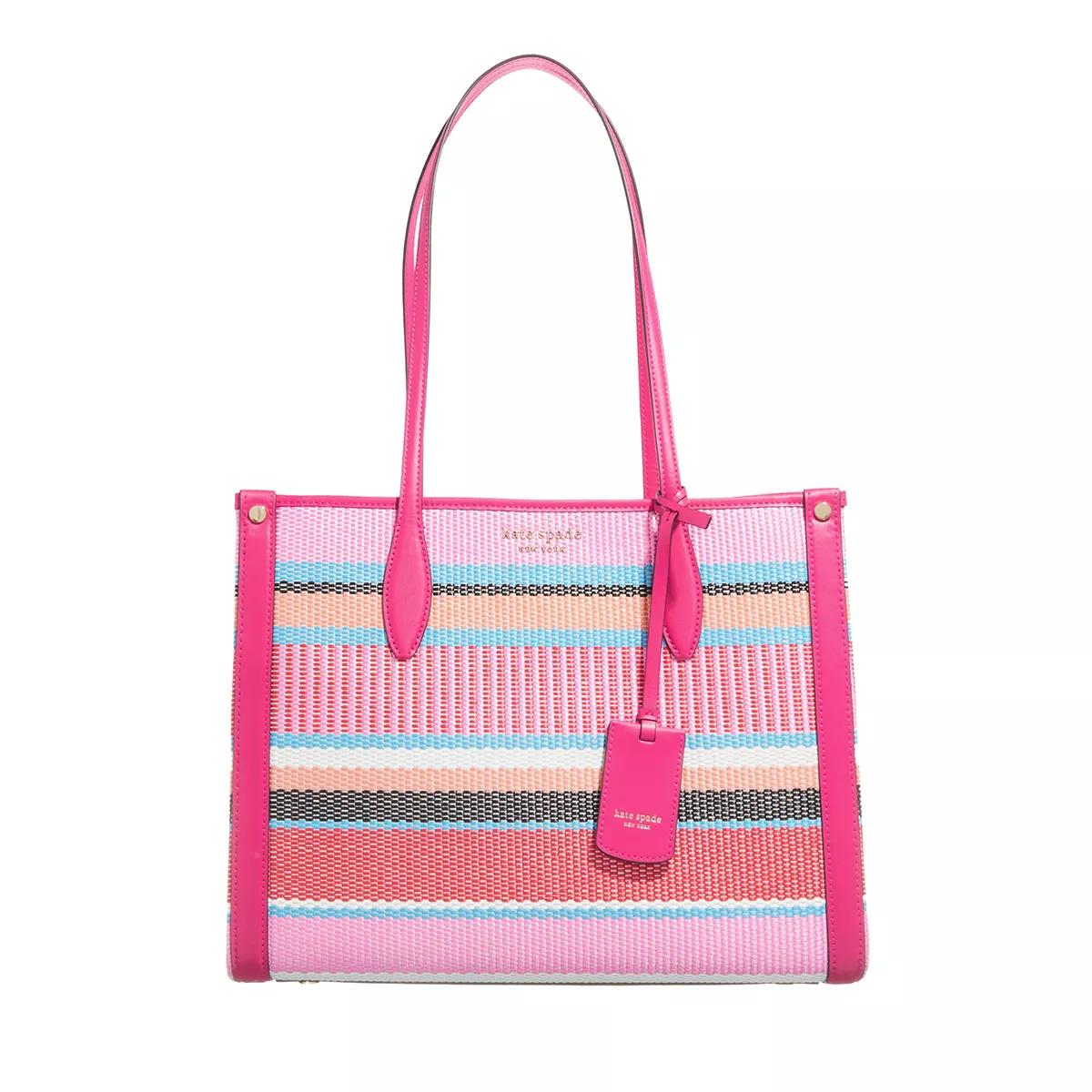 Kate Spade New York Tote - Market Striped Woven Straw Medium Tote - Gr. unisize - in Bunt - für Damen