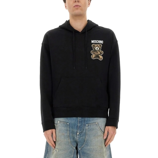 Moschino  "Teddy Bear" Hoodie Black