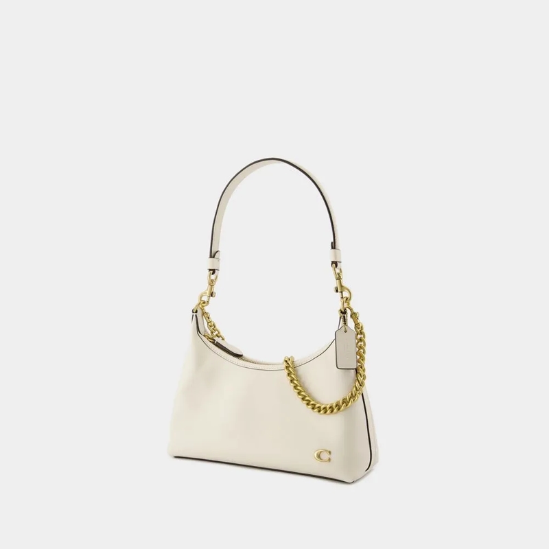Coach Sac à bandoulière Glovetanned Leather Juliet Shoulder Bag 25 Chalk(Image 4)