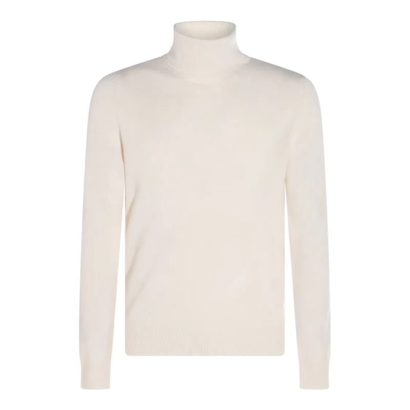 Malo Trui White Cashmere Knitwear Neutrals