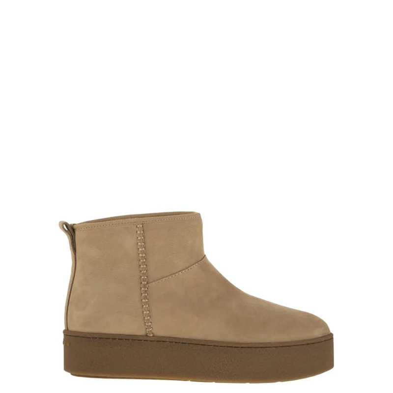 Hogan Stiefel H681 - Nubuck Ankle Boots Neutrals