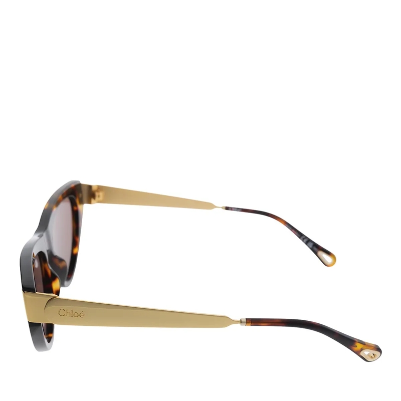 Chloé Sonnenbrille CH0350S Havana-Gold-Brown(Image 4)