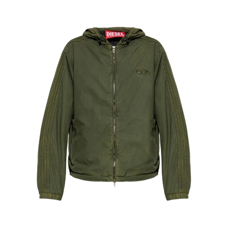 Diesel  Olive Green Casual Jacket Grey