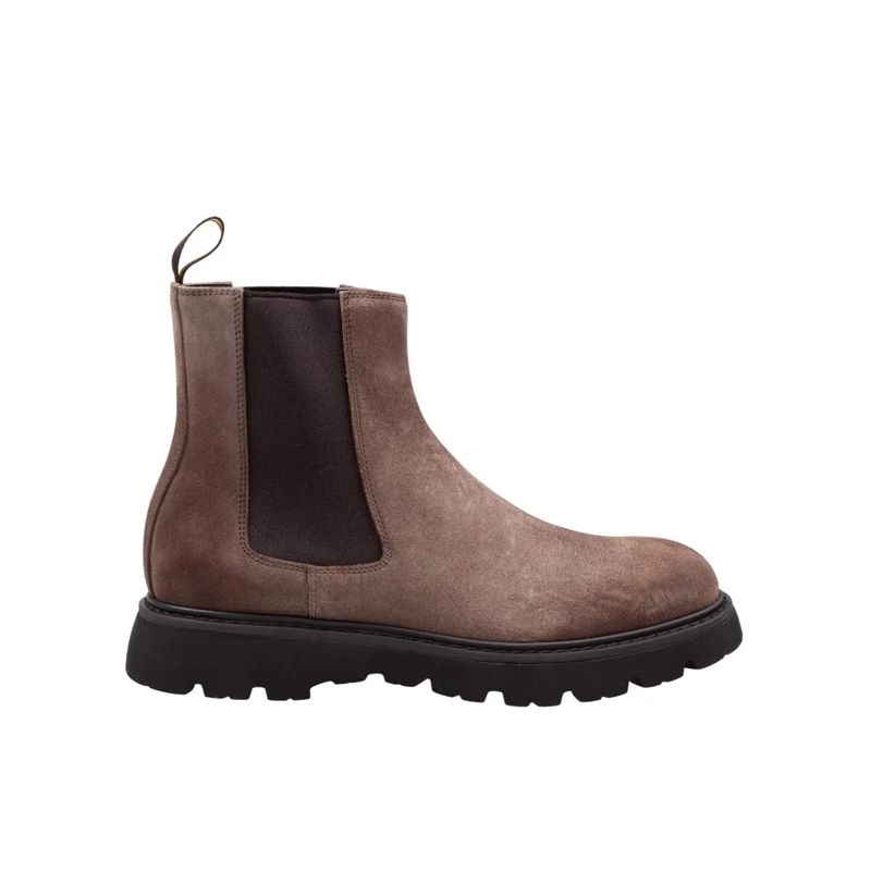 Doucal's Stiefel Espresso Suede Beatles Ankle Boot Brown