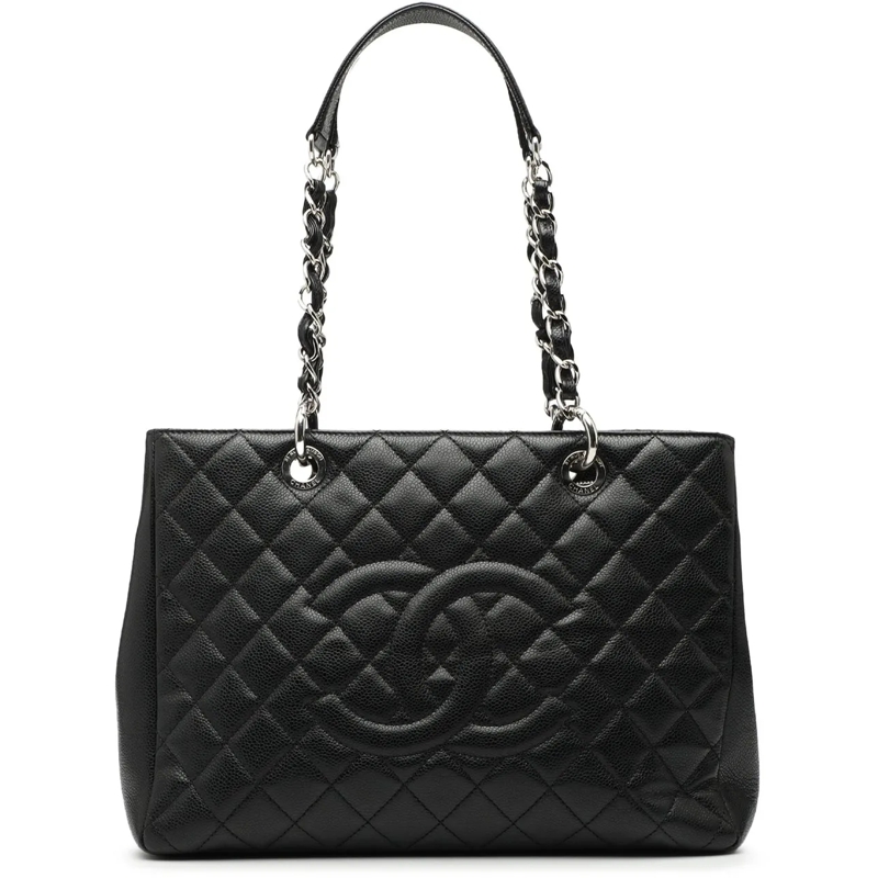 Chanel Shopper Caviar Grand Shopping Tote schwarz