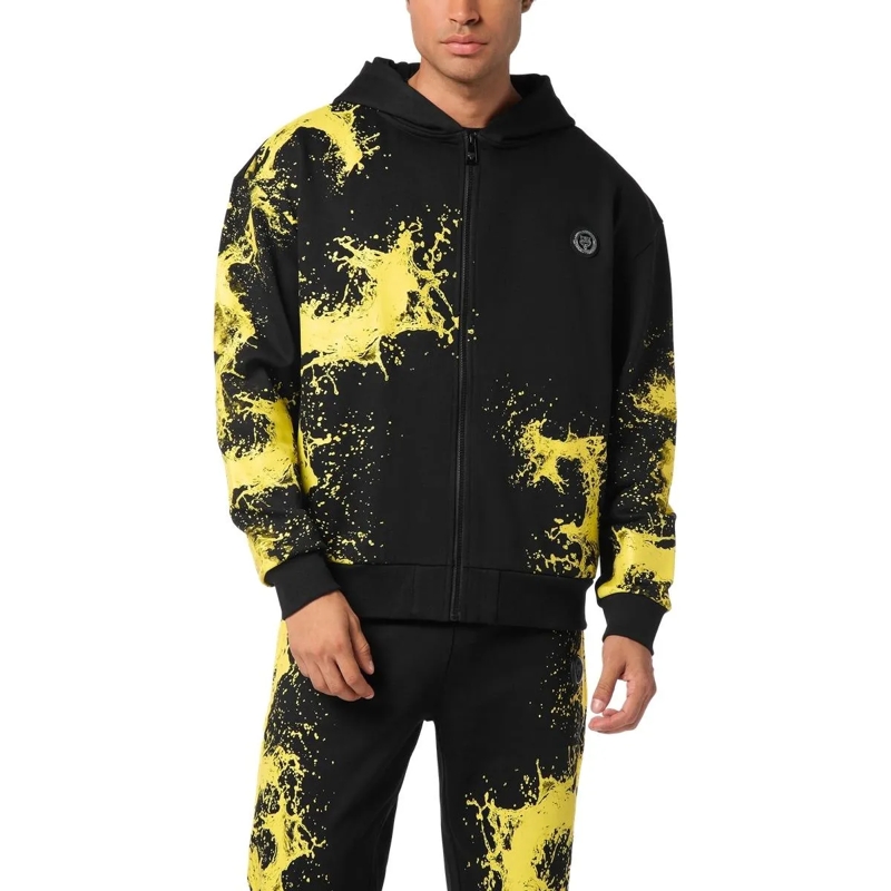 Plein Sport Sweatjacke Kapuzen-Sweatjacket Splash schwarz(Image 4)