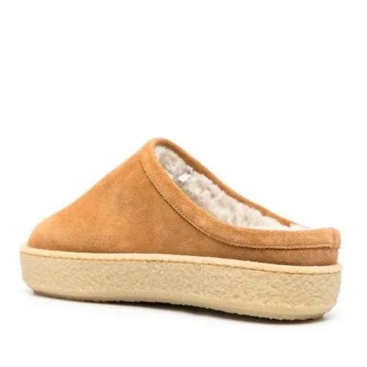 Thumbnail - Isabel Marant Slipper & Pantoletten - Fozee Suede Flatform Mules - Gr. 37 (EU) - in Braun - für Damen