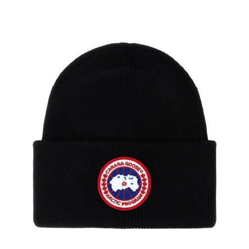 Canada Goose Hut Black Wool Hat Black