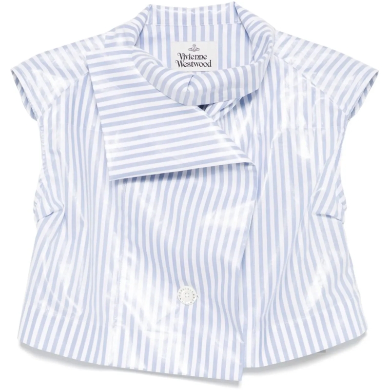 Vivienne Westwood T-shirt Honor Shirt White/blue weiß