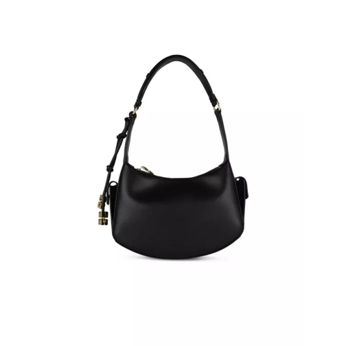 GANNI Schultertasche Swing' Black Recycled Leather Bag Black