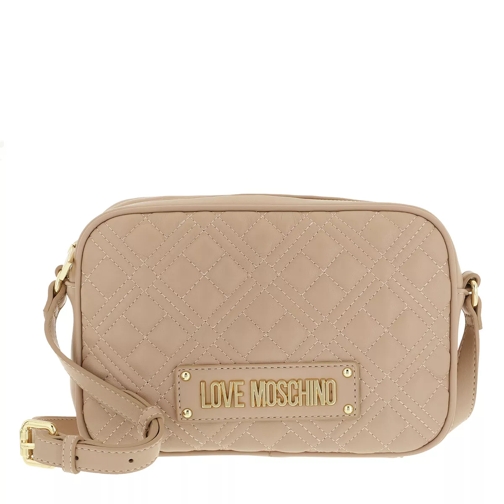 Love Moschino Borsa Quilted Pu  Nude Camera Bag