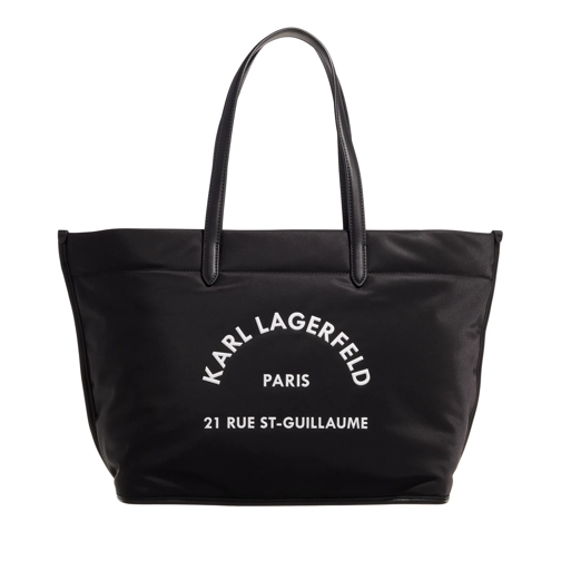 Karl Lagerfeld Rsg Nylon Md Tote Black Shopping Bag