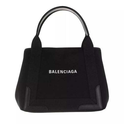 Balenciaga Navy Cabas Small Black Rymlig shoppingväska