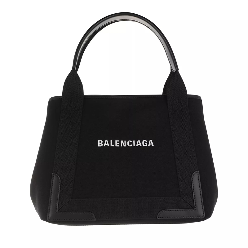 Balenciaga Tote Navy Cabas Small Black
