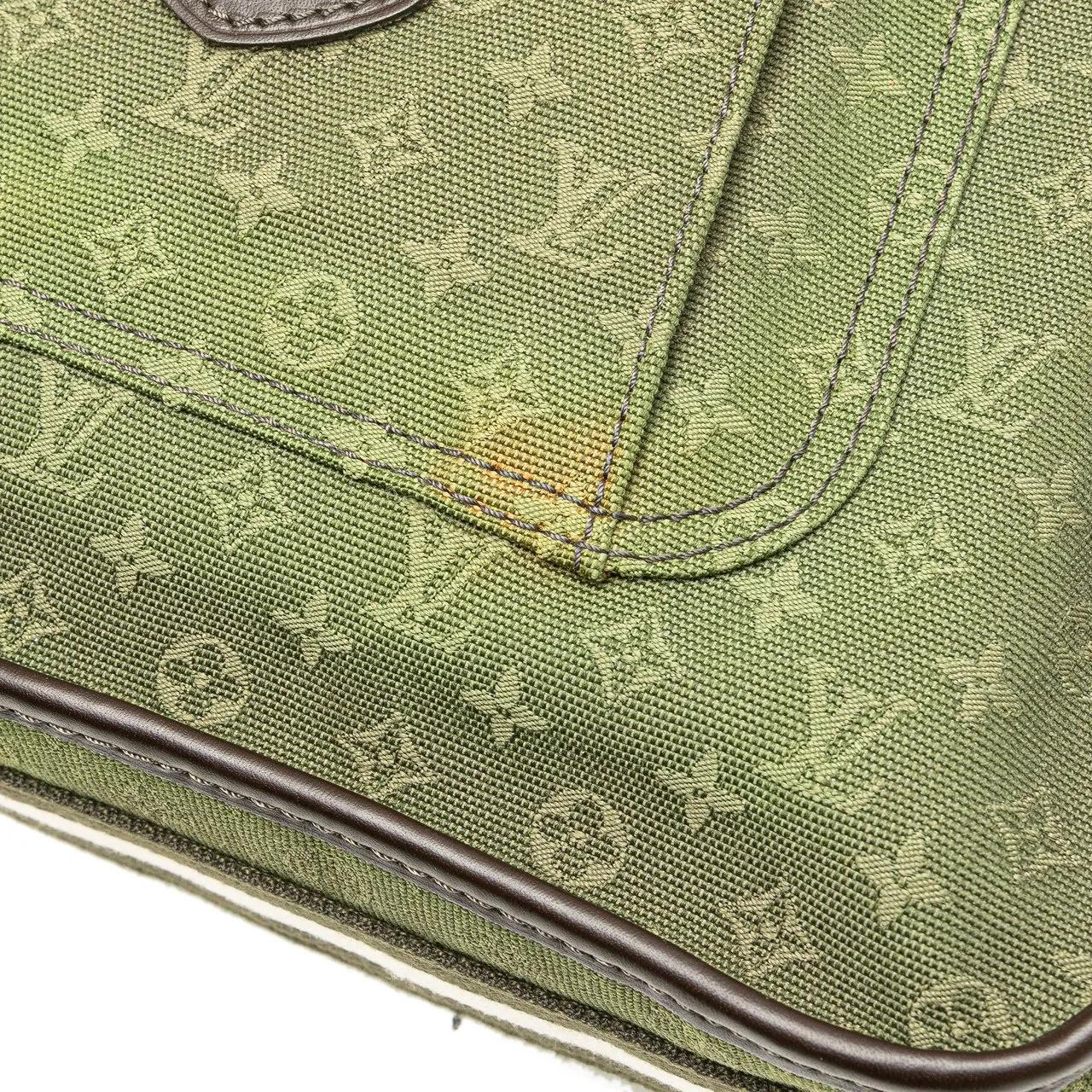 Louis Vuitton Hobo bags 2004 Monogram Mini Lin Sac Mary Kate in groen