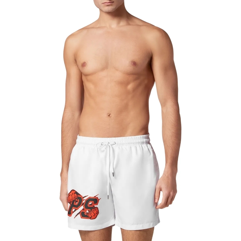 Plein Sport  Badehose weiss(Image 3)
