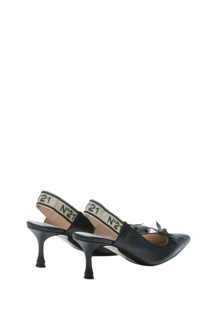 Thumbnail - N°21 Sandalen - Leather Slingback Pumps - Gr. 36,5 (EU) - in Schwarz - für Damen