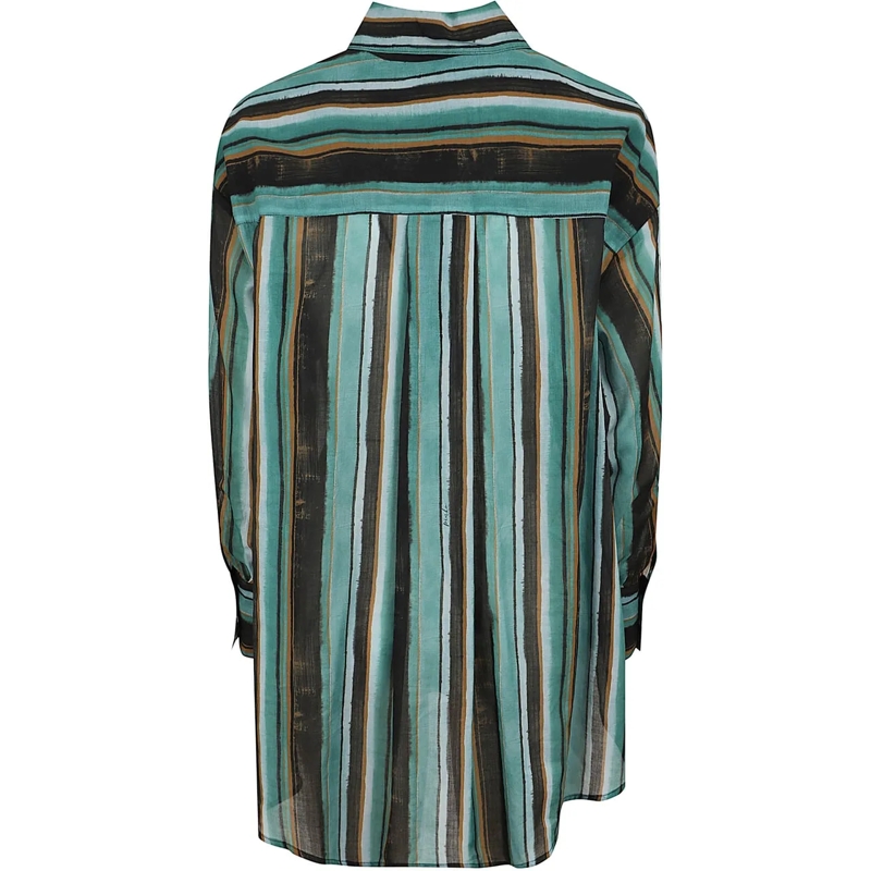 Pinko Bluse PINKO RIETI CAMICIA MUSSOLA STAMPA R grün(Image 3)