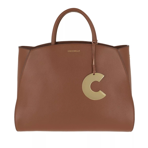 Coccinelle Concrete Shoulder Bag Brule Rymlig shoppingväska