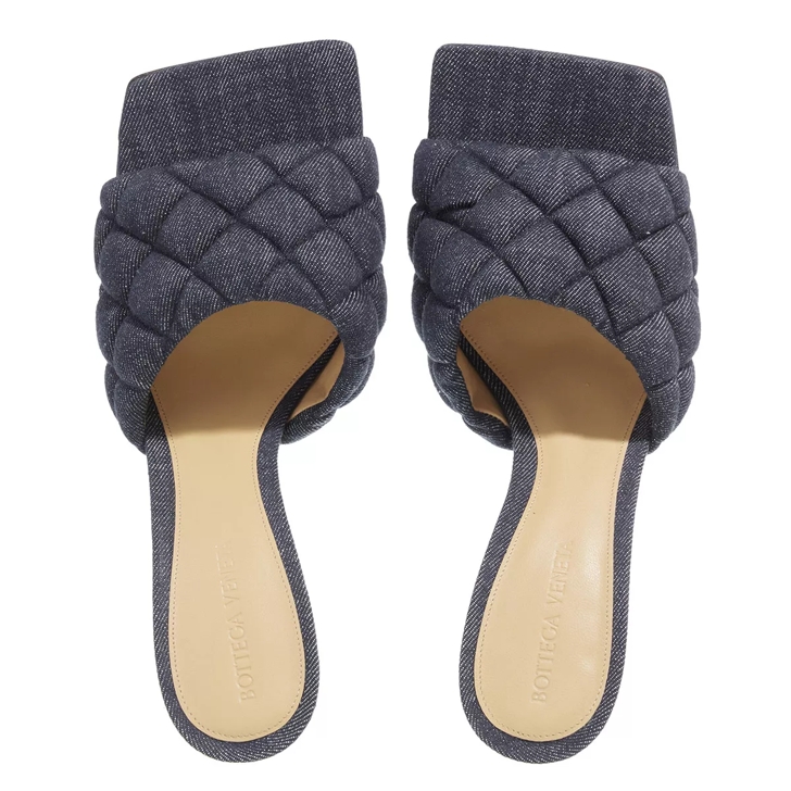 Bottega Veneta Padded Sandal Denim Matelasse Indigo Mule