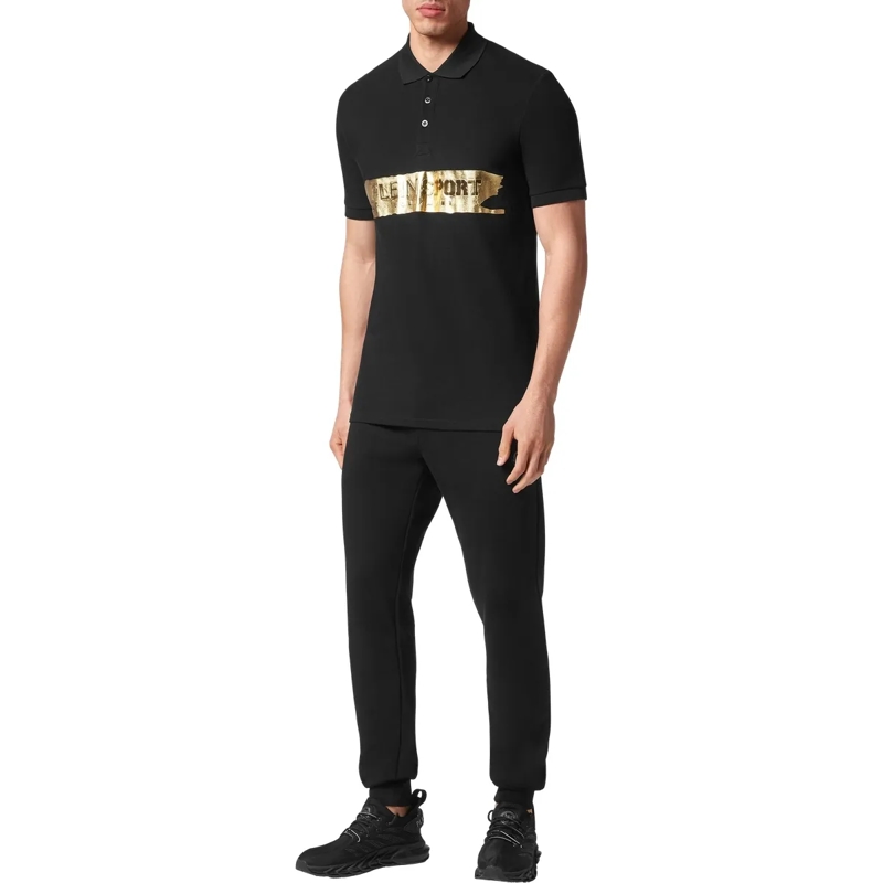 Plein Sport Top Poloshirt schwarz(Image 5)