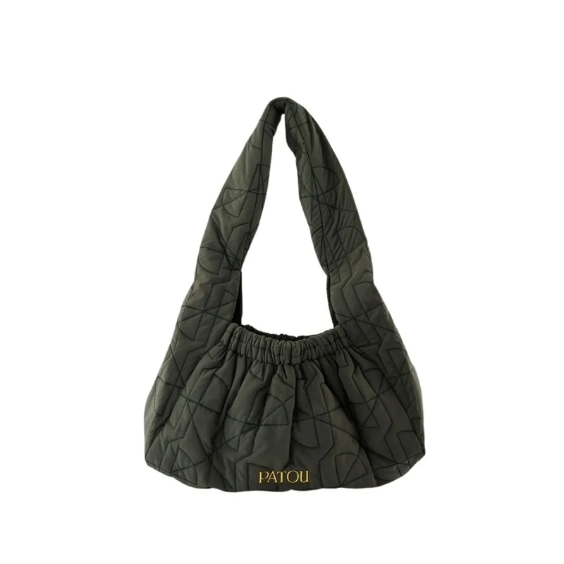 Patou Schultertasche Le Biscuit Shoulder Bag - Synthetic - Green Green